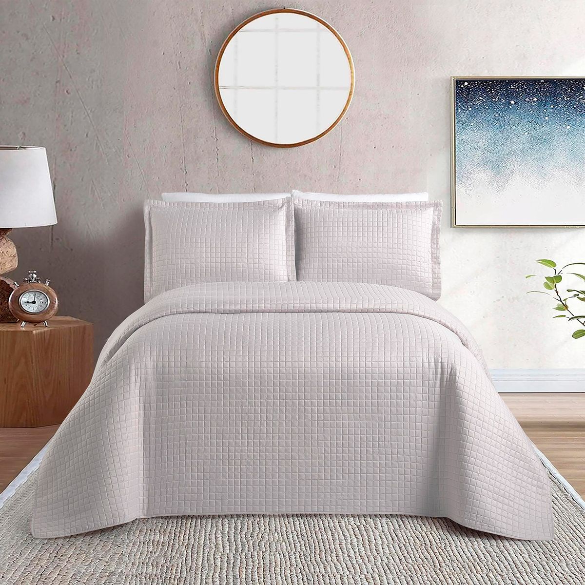 Jogo de Cobre Leito Milano Casal 3 Peças Cevada - Hedrons