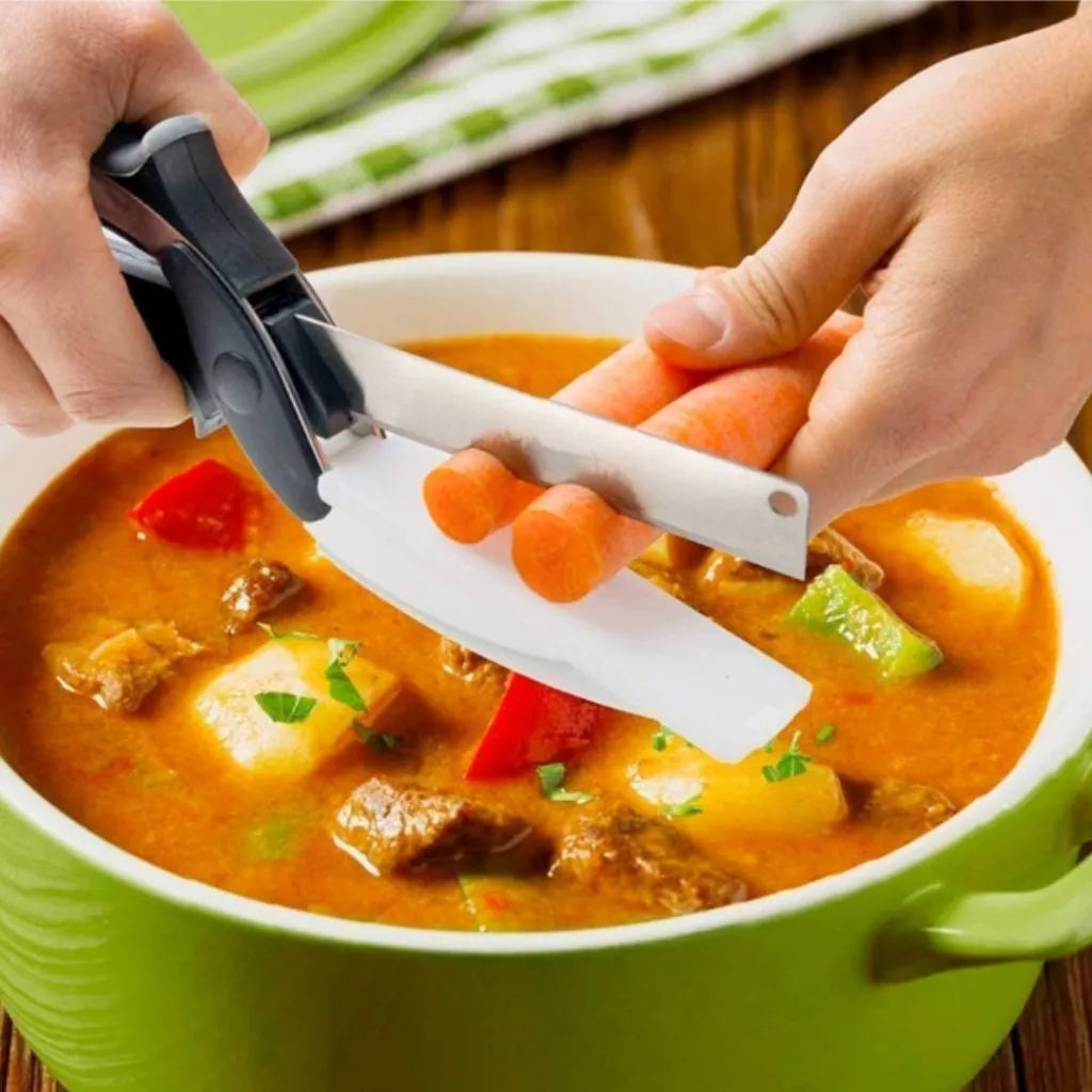 Tesoura Faca Lar Equipado -  Precisa com Design Sofisticado para Sua Cozinha