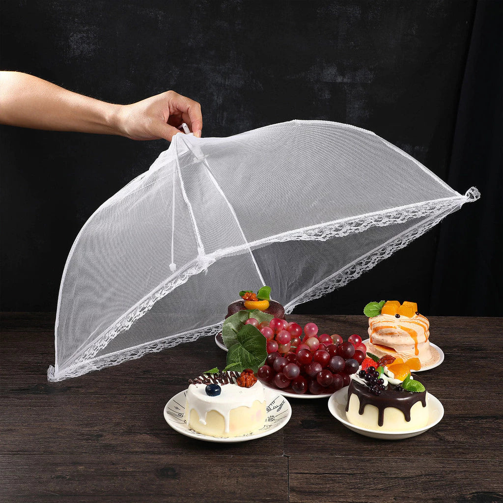 Tela Protetora Dobrável para Alimentos –  Lar Equipado Proteção e Praticidade em 2 Unidades
