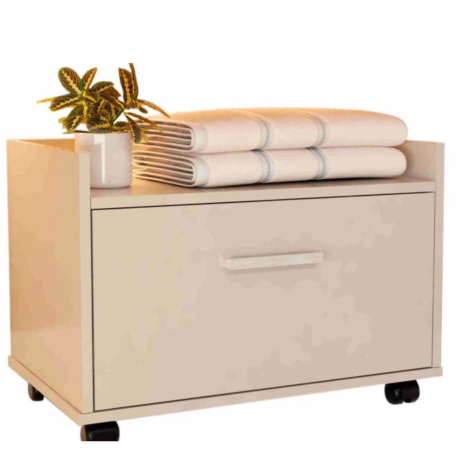 Armário Gabinete para Banheiro com Rodinhas e Gaveta – Organização Inteligente em Espaços Pequenos