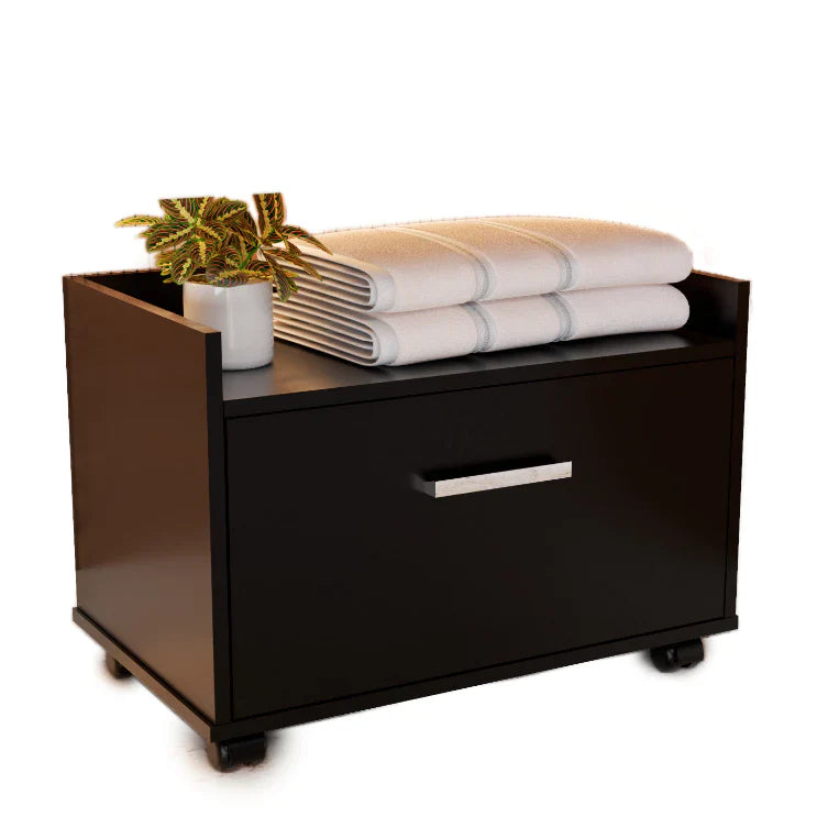 Armário Gabinete para Banheiro com Rodinhas e Gaveta – Organização Inteligente em Espaços Pequenos